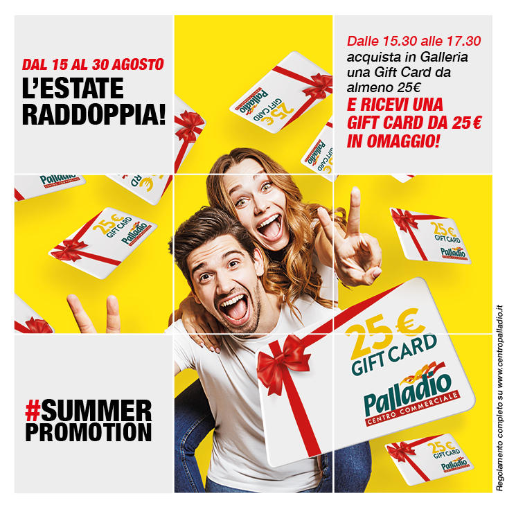 promozione gift card palladio